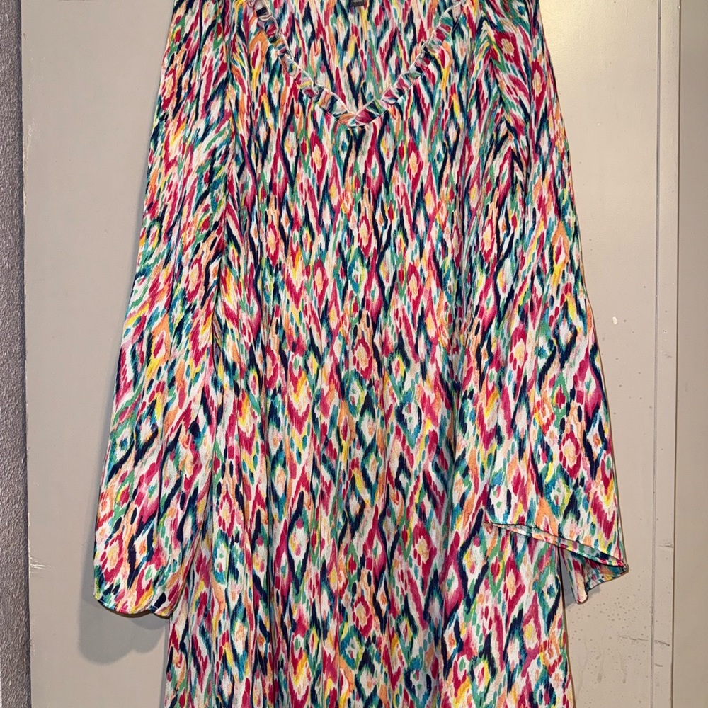 Multicolor Patterned Women's Shirt